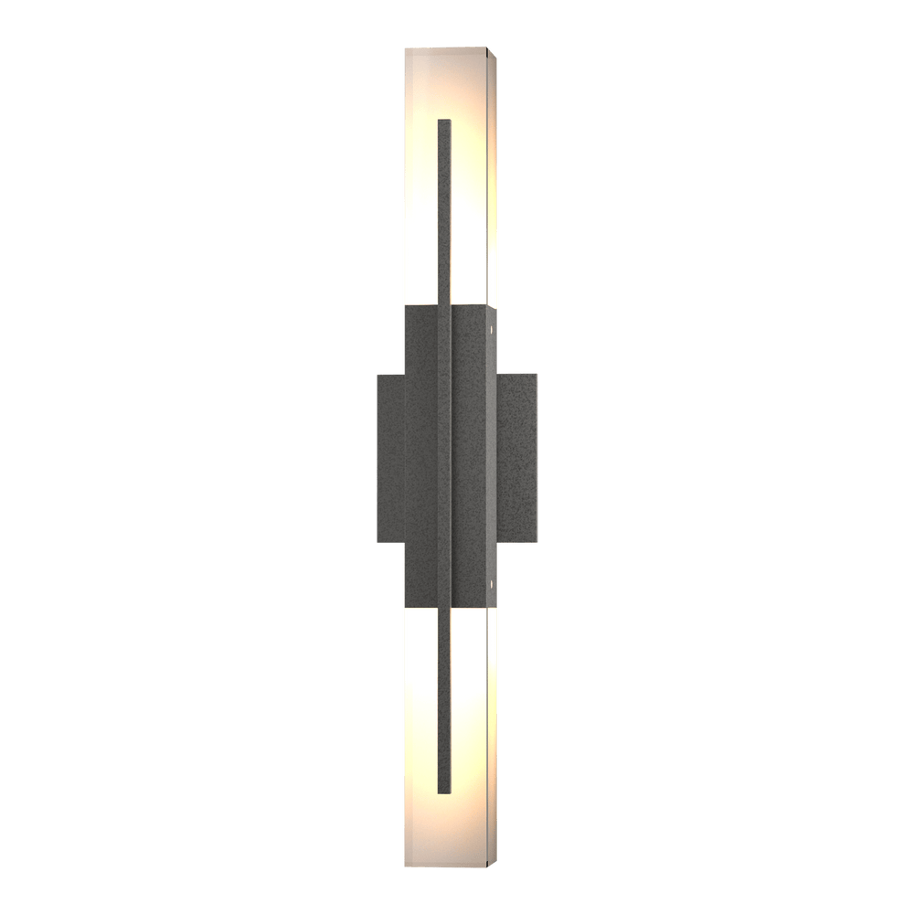 Hubbardton Forge Centre Outdoor Sconce Outdoor Wall Lights Hubbardton Forge Coastal Natural Iron  