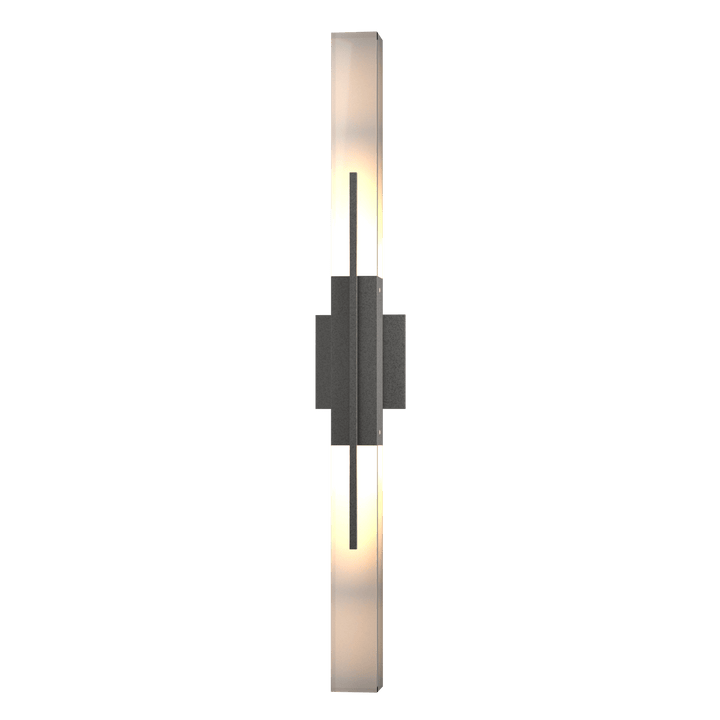 Hubbardton Forge Centre Large Outdoor Sconce Outdoor Wall Lights Hubbardton Forge Coastal Natural Iron  