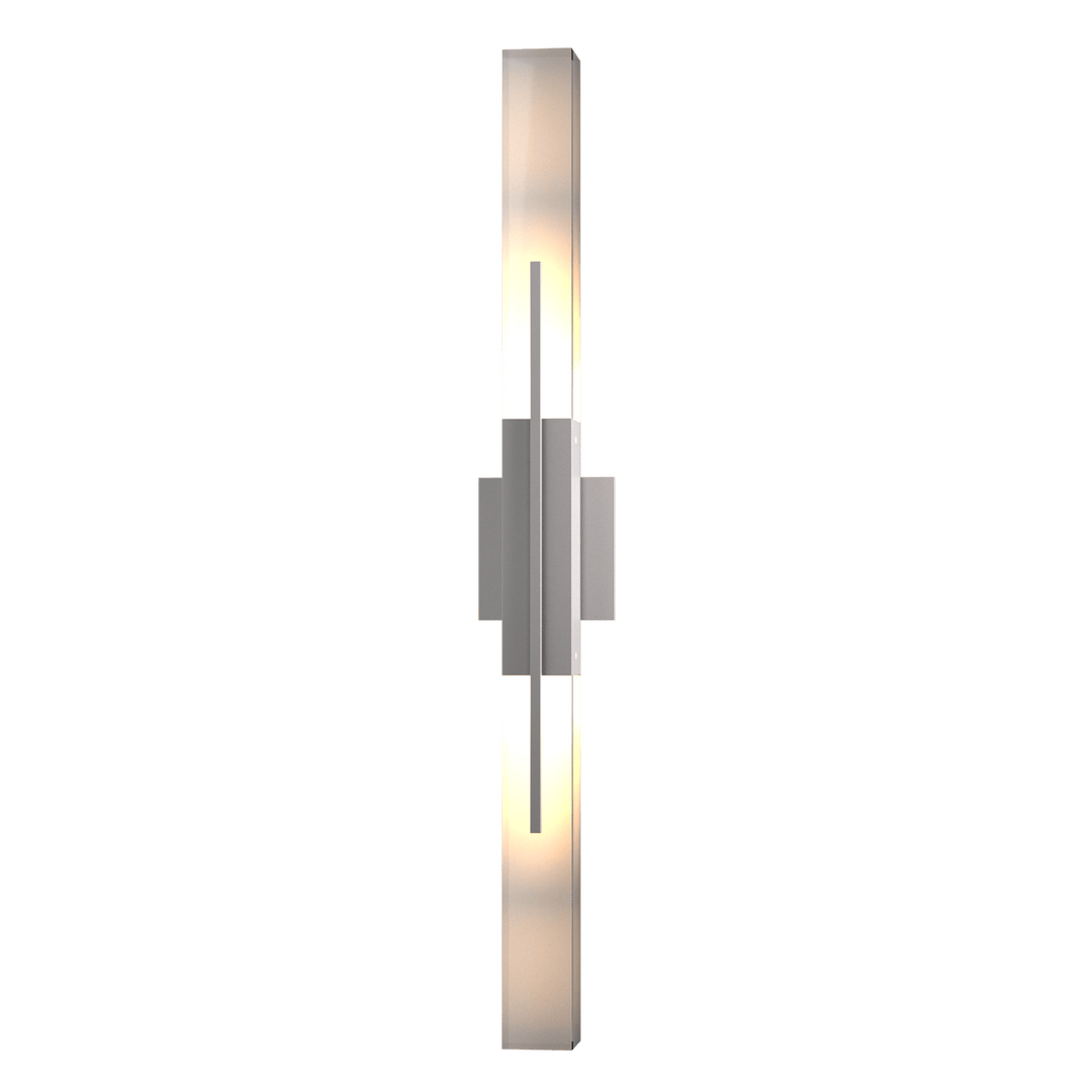 Hubbardton Forge Centre Large Outdoor Sconce Outdoor Wall Lights Hubbardton Forge Coastal Burnished Steel  