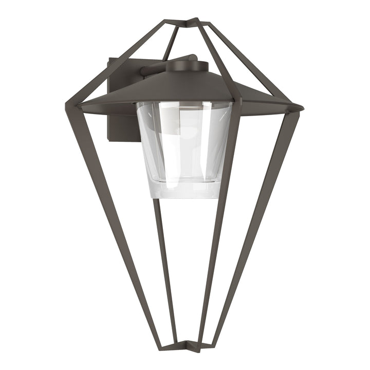 Hubbardton Forge Stellar Large Outdoor Sconce Outdoor Wall Lights Hubbardton Forge Coastal Dark Smoke