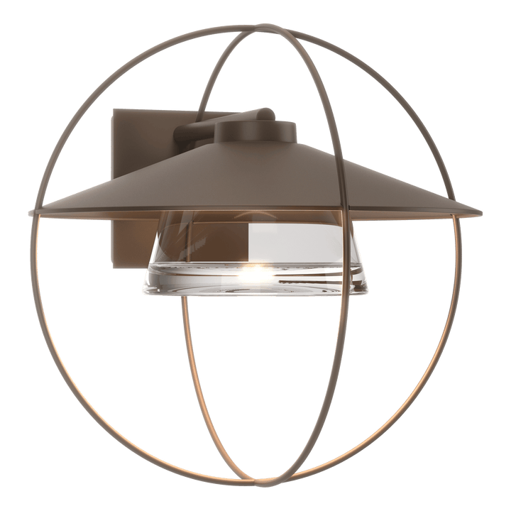 Hubbardton Forge Halo Large Outdoor Sconce Outdoor Wall Lights Hubbardton Forge Coastal Bronze