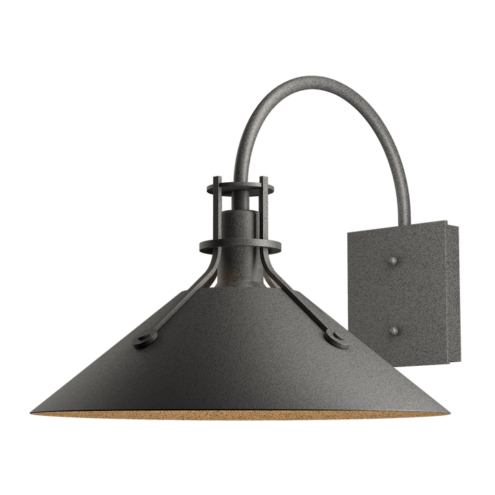 Hubbardton Forge Henry Large Dark Sky Friendly Outdoor Sconce Outdoor Wall Lights Hubbardton Forge Coastal Natural Iron