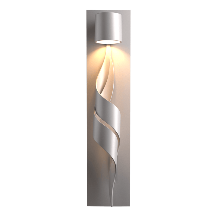 Hubbardton Forge Flux Dark Sky Friendly Outdoor Sconce Outdoor Wall Lights Hubbardton Forge Coastal Burnished Steel