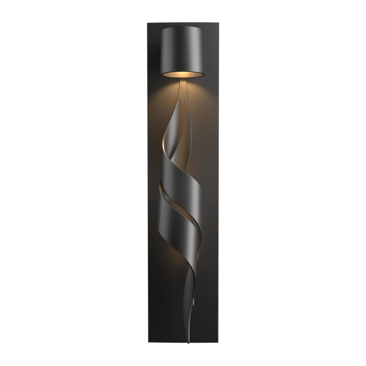 Hubbardton Forge Flux Dark Sky Friendly Outdoor Sconce Outdoor Wall Lights Hubbardton Forge Coastal Black