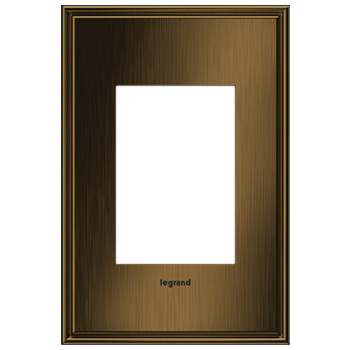 Legrand adorne Coffee 1-Gang + wall plate