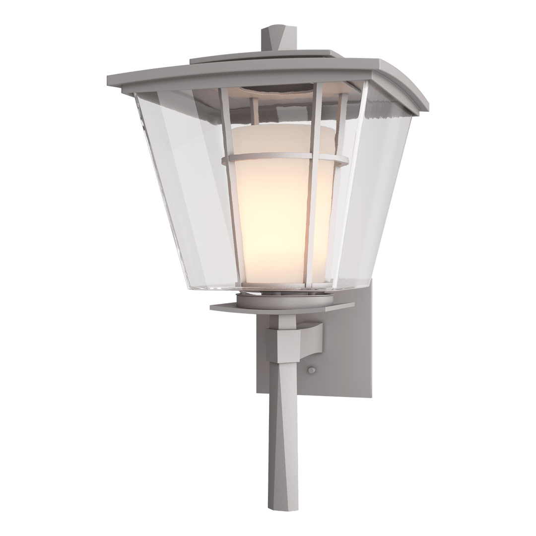 Hubbardton Forge Beacon Hall Large Outdoor Sconce Outdoor Wall Lights Hubbardton Forge Coastal Burnished Steel