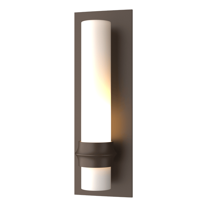 Hubbardton Forge Rook Small Outdoor Sconce Outdoor Wall Lights Hubbardton Forge Coastal Bronze