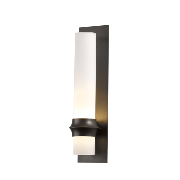 Hubbardton Forge Rook Outdoor Sconce Outdoor Wall Lights Hubbardton Forge Coastal Dark Smoke