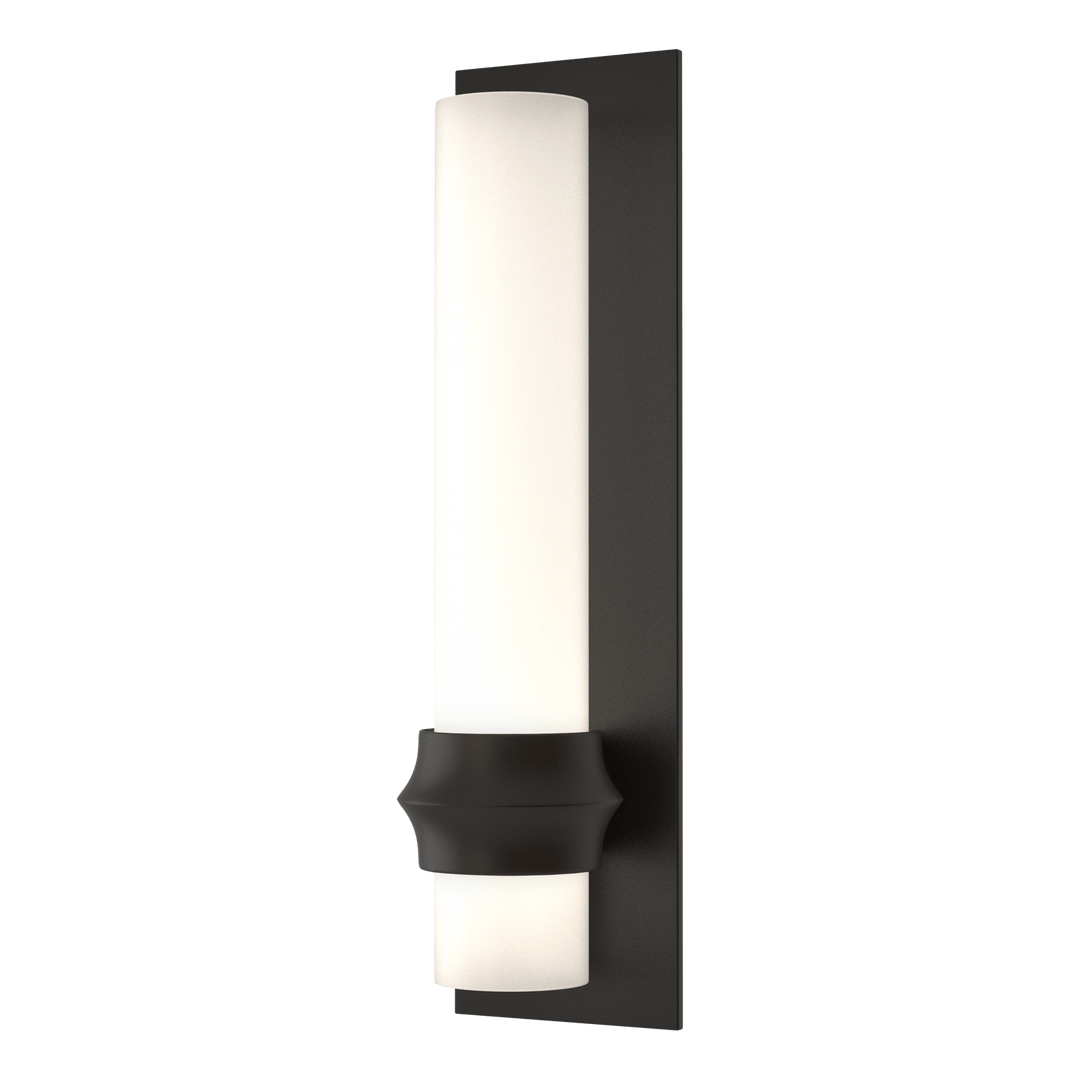 Hubbardton Forge Rook Large Outdoor Sconce Outdoor Wall Lights Hubbardton Forge Coastal Black  