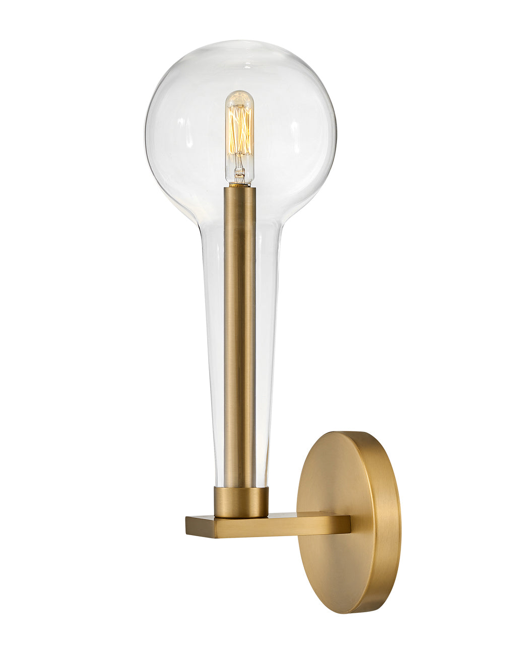 Hinkley Alchemy Sconce Sconce Hinkley Lacquered Brass 6.25x5.25x15.75 