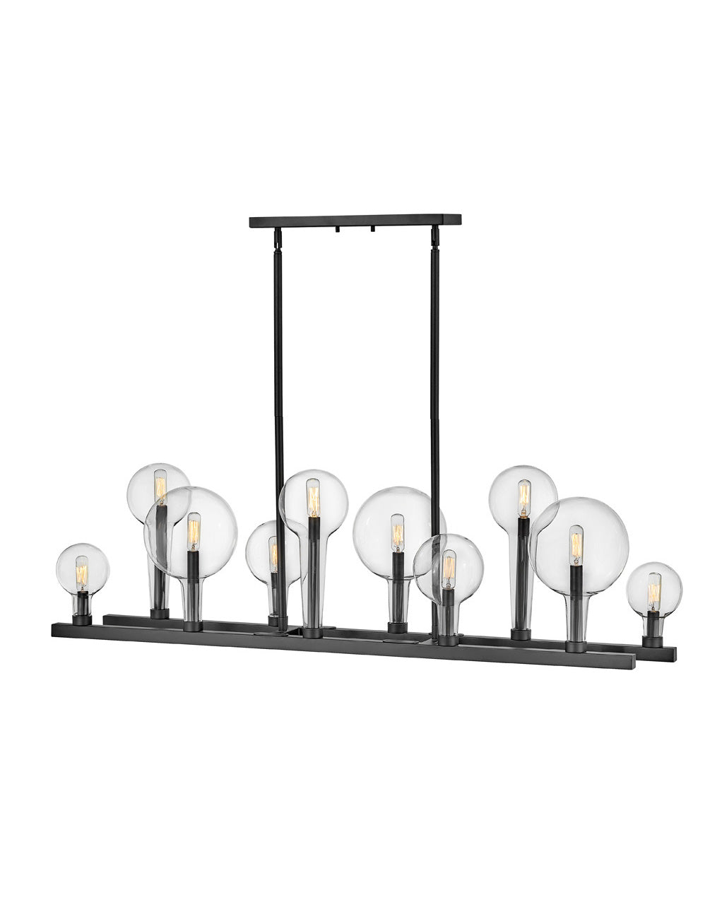 Hinkley Alchemy Chandelier Chandeliers Hinkley Black 12.0x48.25x17.0 