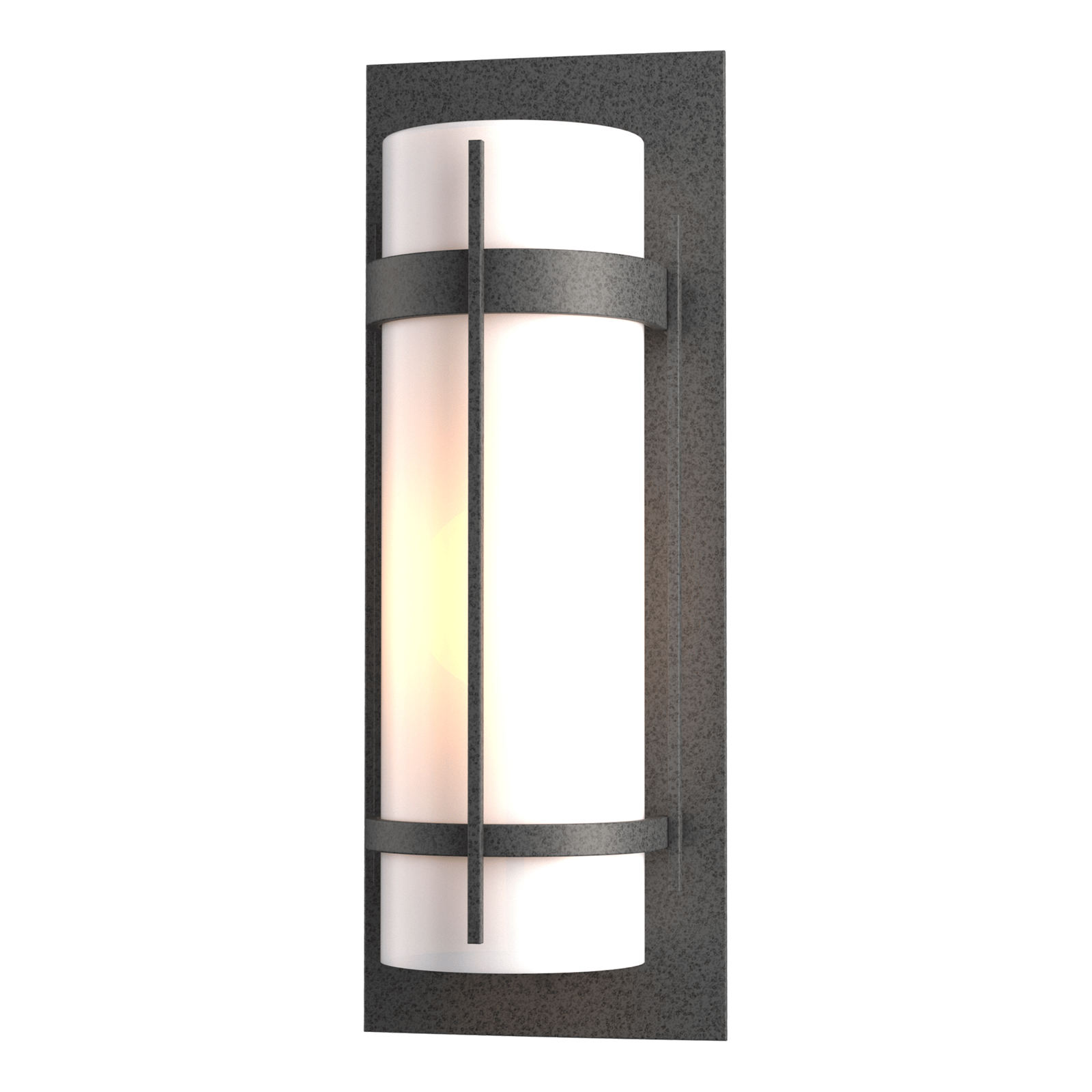 Hubbardton Forge Banded Large Outdoor Sconce Outdoor l Wall Hubbardton Forge Coastal Natural Iron  