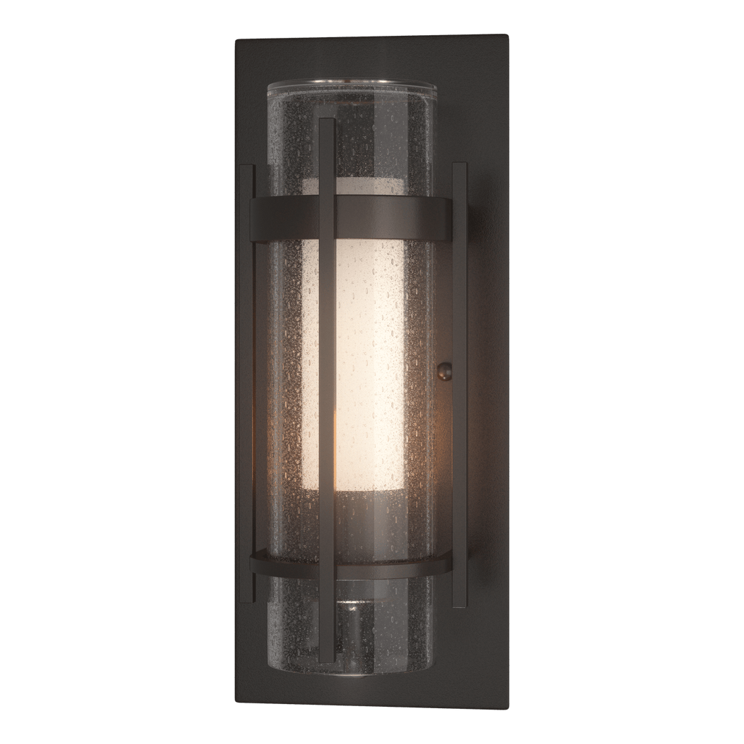 Hubbardton Forge Torch Small Outdoor Sconce Outdoor Wall Lights Hubbardton Forge Coastal Oil Rubbed Bronze