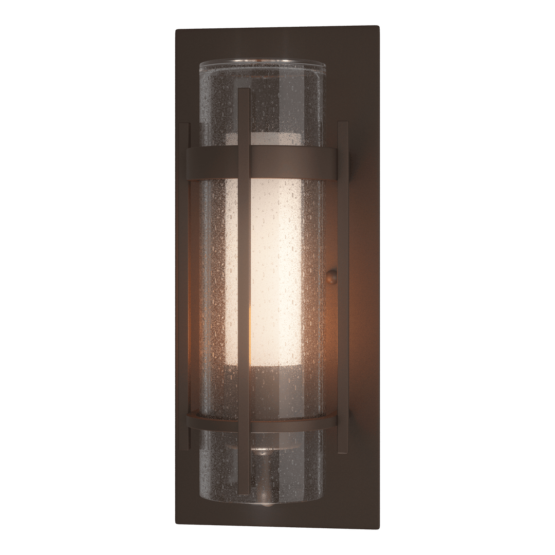 Hubbardton Forge Torch Small Outdoor Sconce Outdoor Wall Lights Hubbardton Forge Coastal Black  