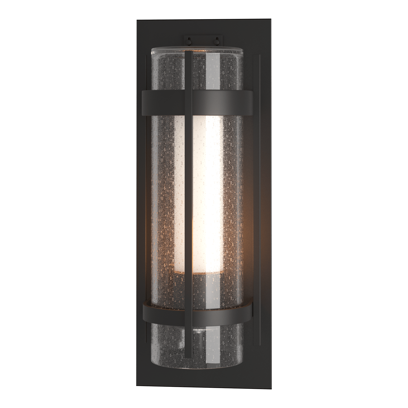 Hubbardton Forge Torch Large Outdoor Sconce Outdoor l Wall Hubbardton Forge Coastal Black  