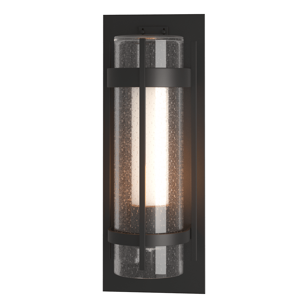 Hubbardton Forge Torch Large Outdoor Sconce Outdoor Wall Lights Hubbardton Forge Coastal Black  