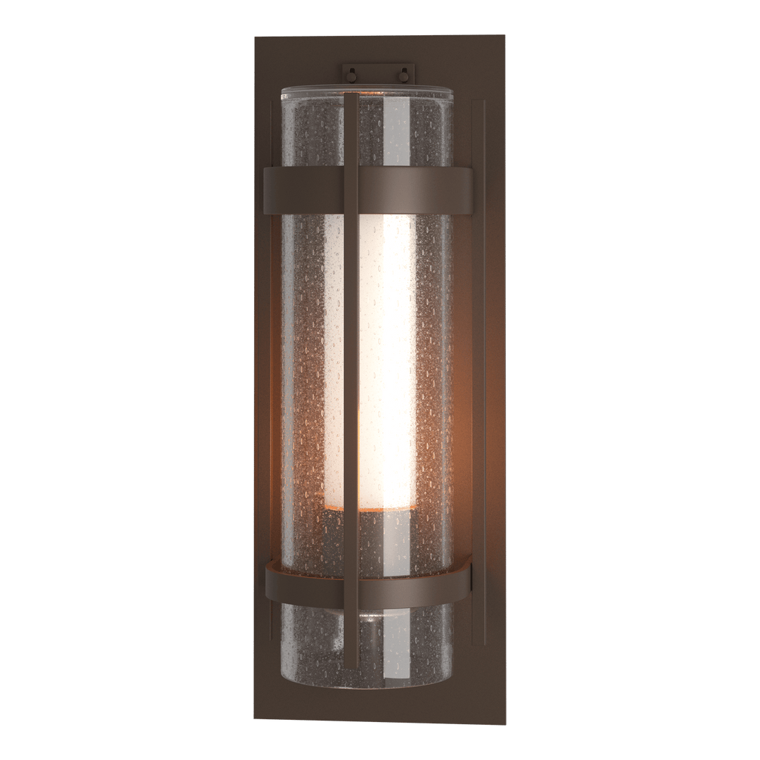 Hubbardton Forge Torch XL Outdoor Sconce Outdoor Wall Lights Hubbardton Forge Coastal Bronze  