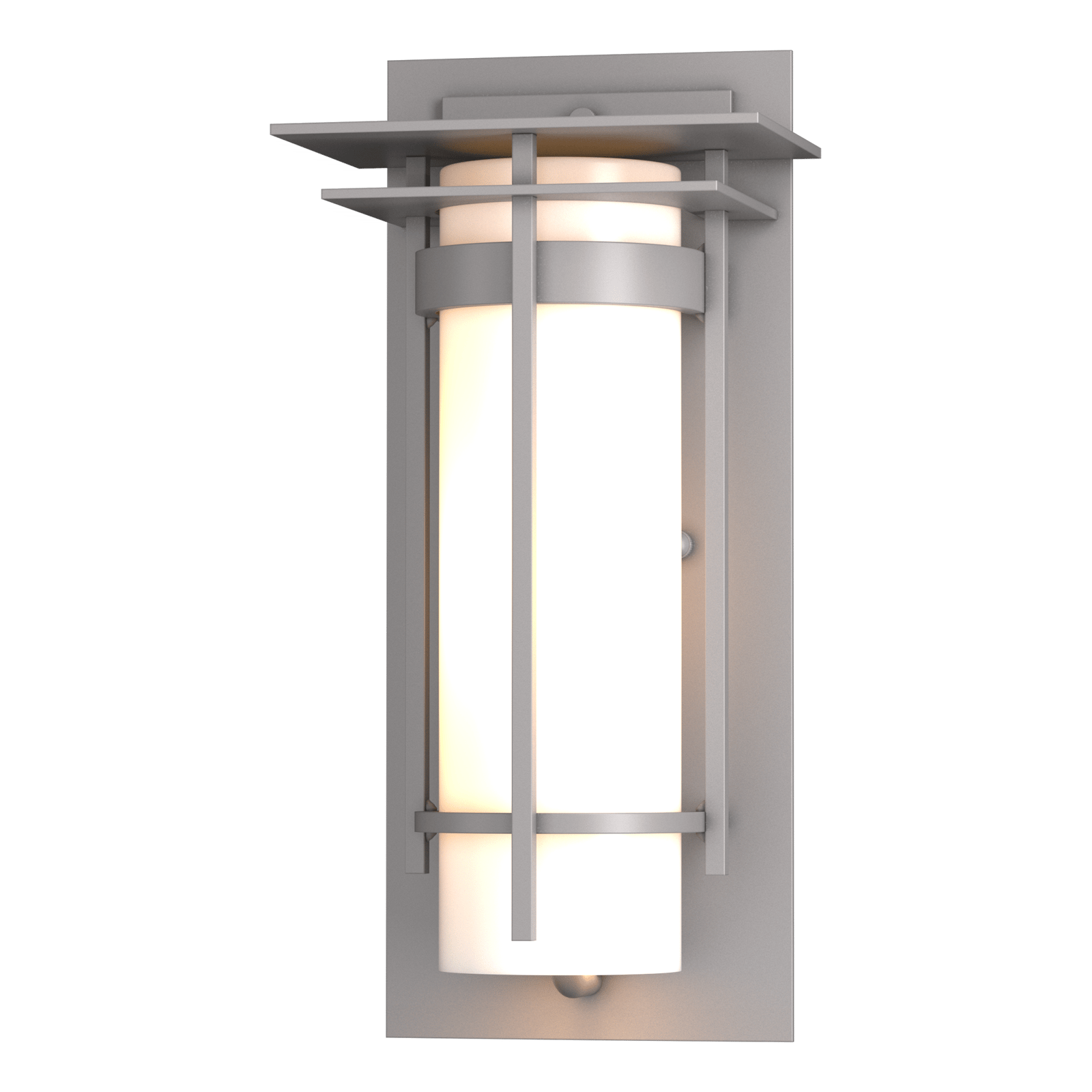 Hubbardton Forge Banded with Top Plate Small Outdoor Sconce