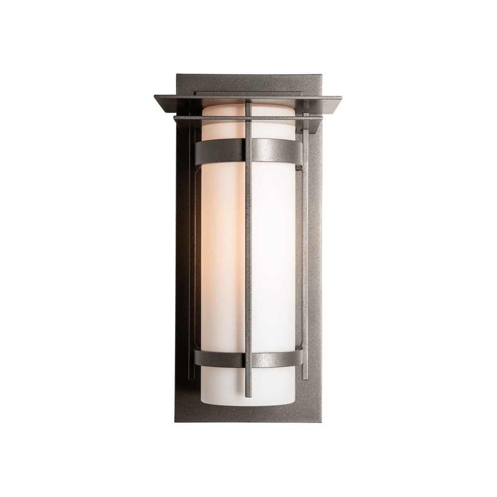 Hubbardton Forge Banded with Top Plate Outdoor Sconce