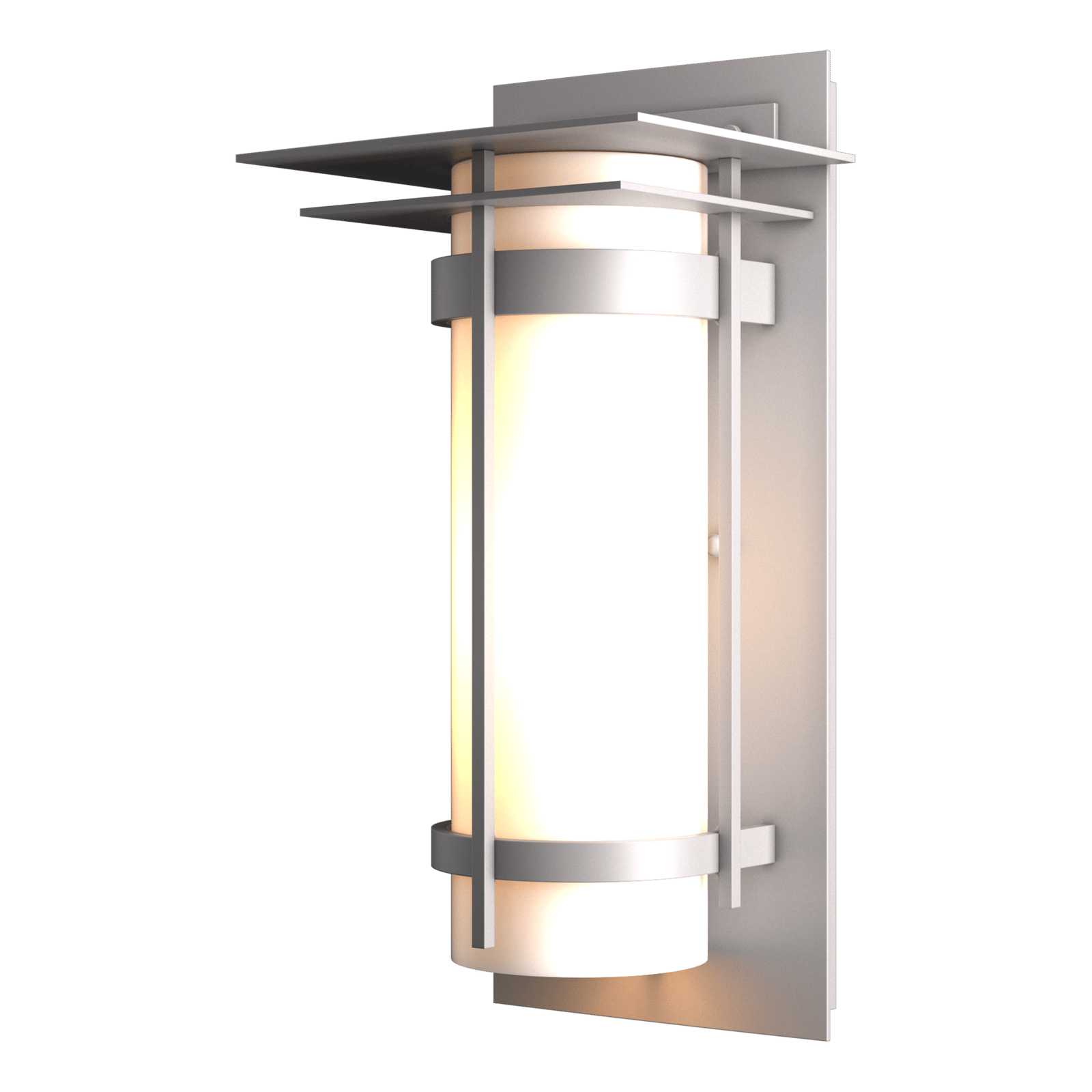 Hubbardton Forge Banded with Top Plate Outdoor Sconce
