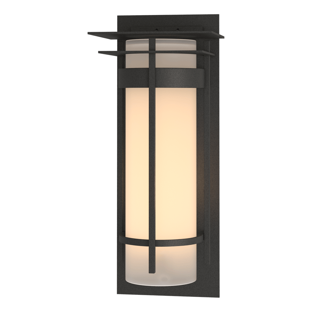 Hubbardton Forge Banded with Top Plate Extra Large Outdoor Sconce