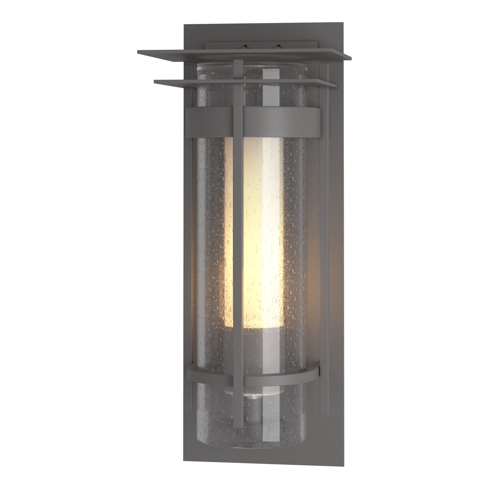Hubbardton Forge Torch Small Outdoor Sconce with Top Plate