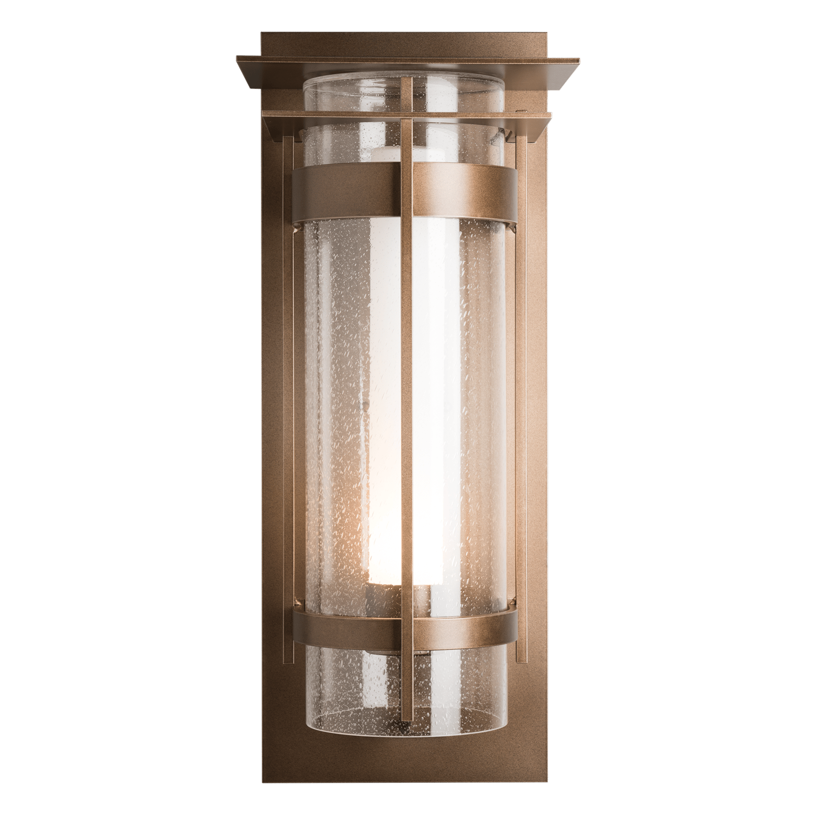 Hubbardton Forge Torch XL Outdoor Sconce with Top Plate