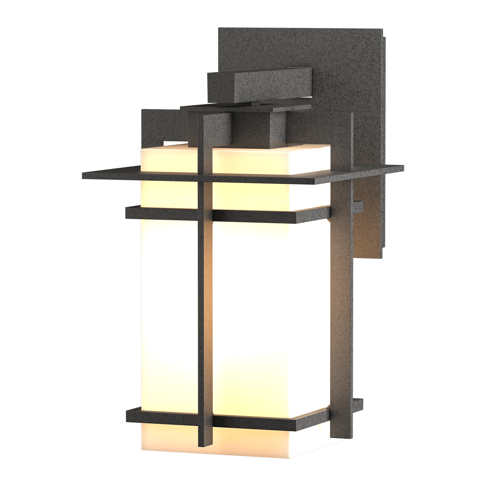 Tourou Outdoor Sconce Outdoor l Wall Hubbardton Forge Coastal Natural Iron 6.8x11.4 Opal Glass (GG)
