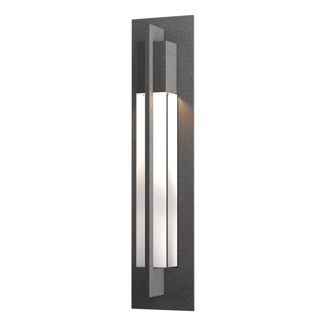 Hubbardton Forge Axis Large Outdoor Sconce Outdoor Wall Lights Hubbardton Forge Coastal Natural Iron Clear Glass (ZM) 