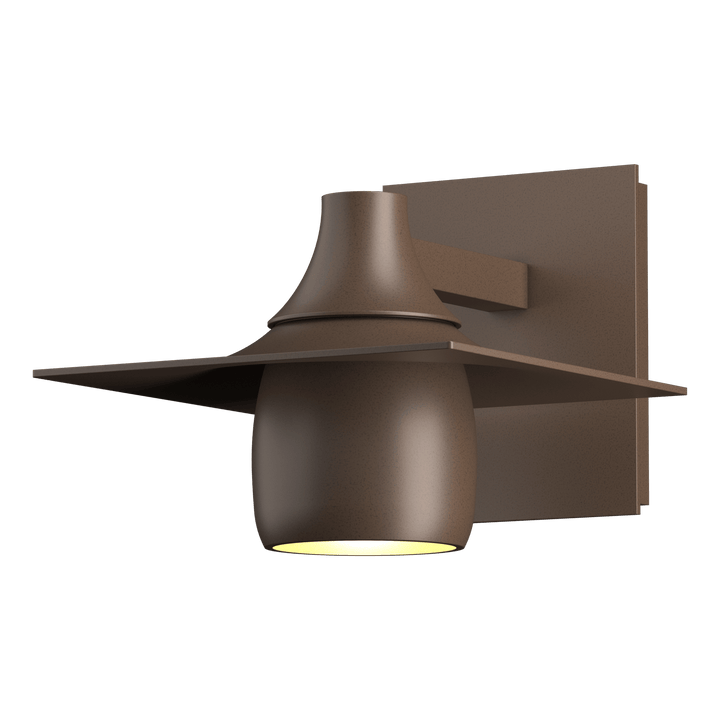 Hubbardton Forge Hood Dark Sky Outdoor Sconce Outdoor Wall Lights Hubbardton Forge Coastal Bronze