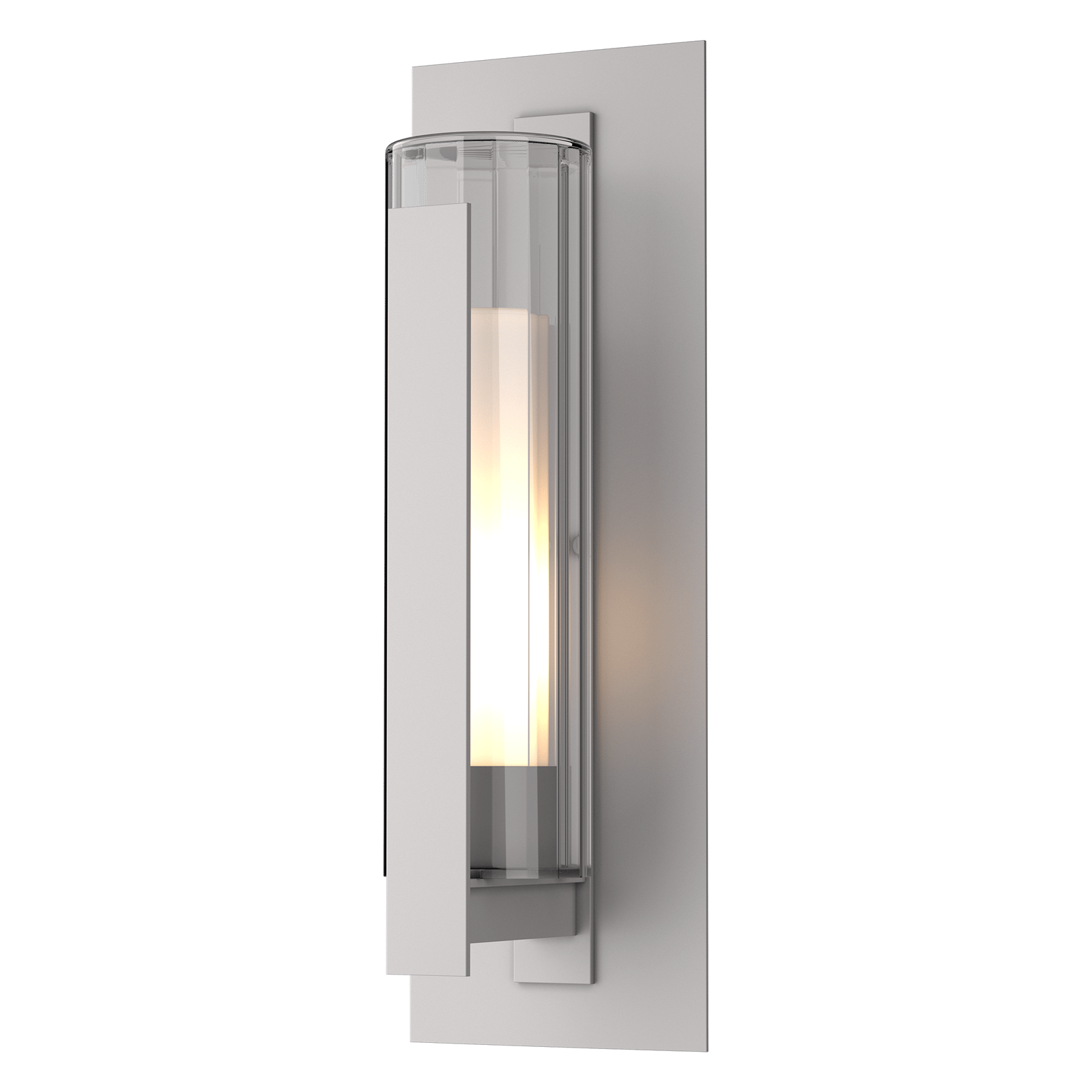 Hubbardton Forge Vertical Bar Fluted Glass Large Outdoor Sconce