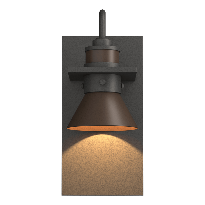 Hubbardton Forge Erlenmeyer Dark Sky Friendly Outdoor Sconce Outdoor Wall Lights Hubbardton Forge Coastal Natural Iron Coastal Bronze