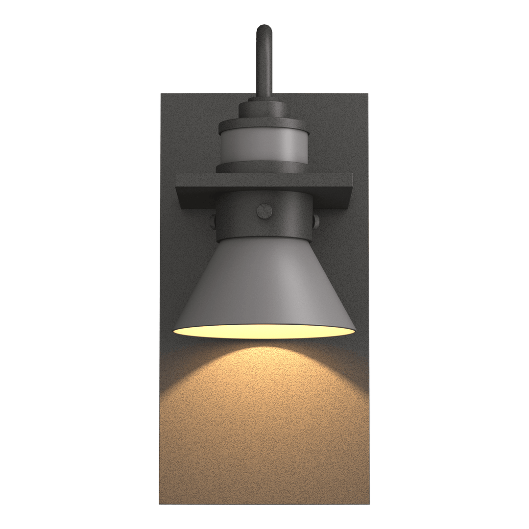 Hubbardton Forge Erlenmeyer Dark Sky Friendly Outdoor Sconce Outdoor Wall Lights Hubbardton Forge Coastal Natural Iron Coastal Burnished Steel