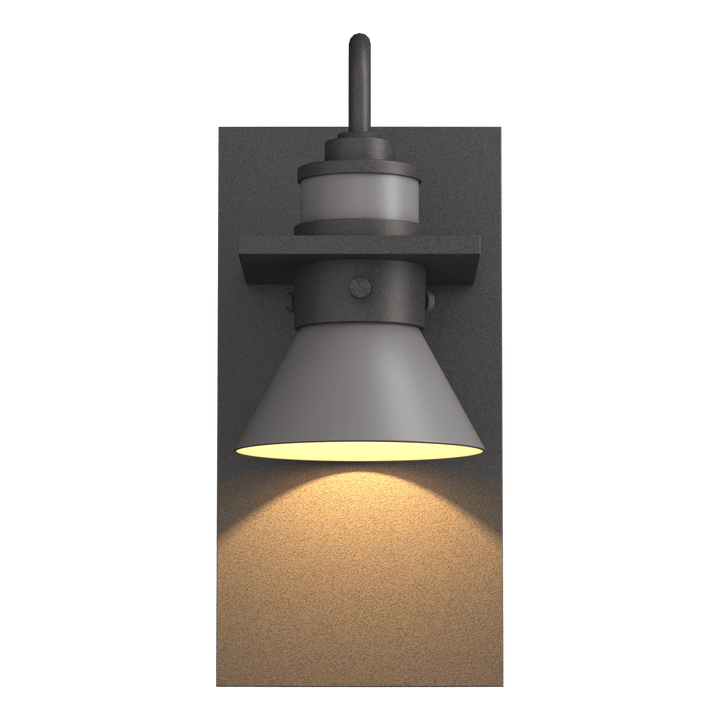 Hubbardton Forge Erlenmeyer Dark Sky Friendly Outdoor Sconce Outdoor Wall Lights Hubbardton Forge Coastal Natural Iron Coastal Burnished Steel