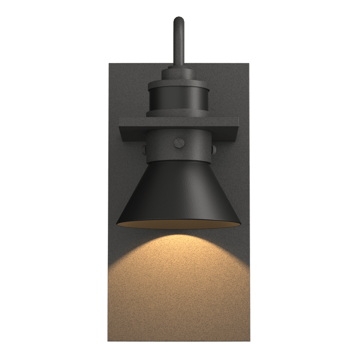 Hubbardton Forge Erlenmeyer Dark Sky Friendly Outdoor Sconce Outdoor Wall Lights Hubbardton Forge Coastal Natural Iron Coastal Black