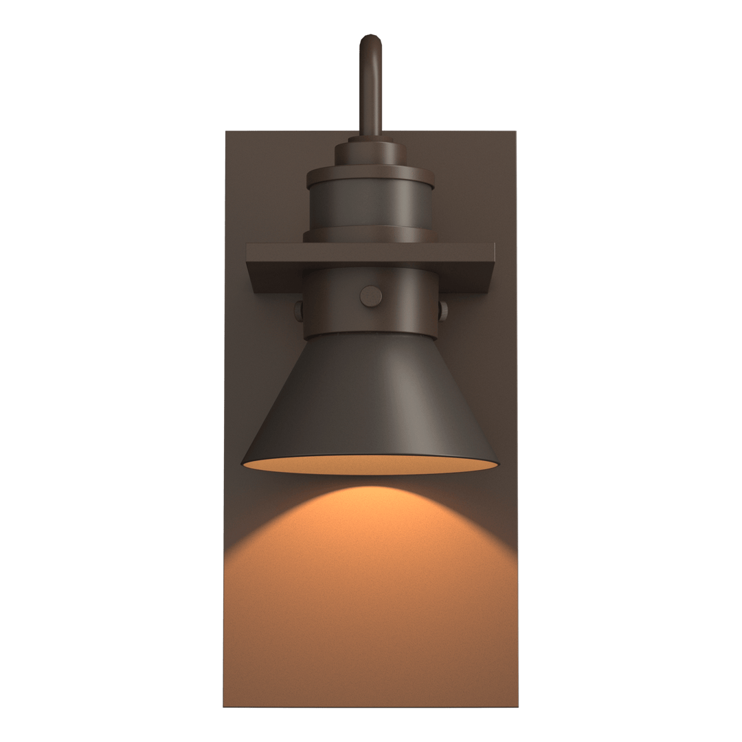 Hubbardton Forge Erlenmeyer Dark Sky Friendly Outdoor Sconce Outdoor Wall Lights Hubbardton Forge Coastal Bronze Coastal Dark Smoke