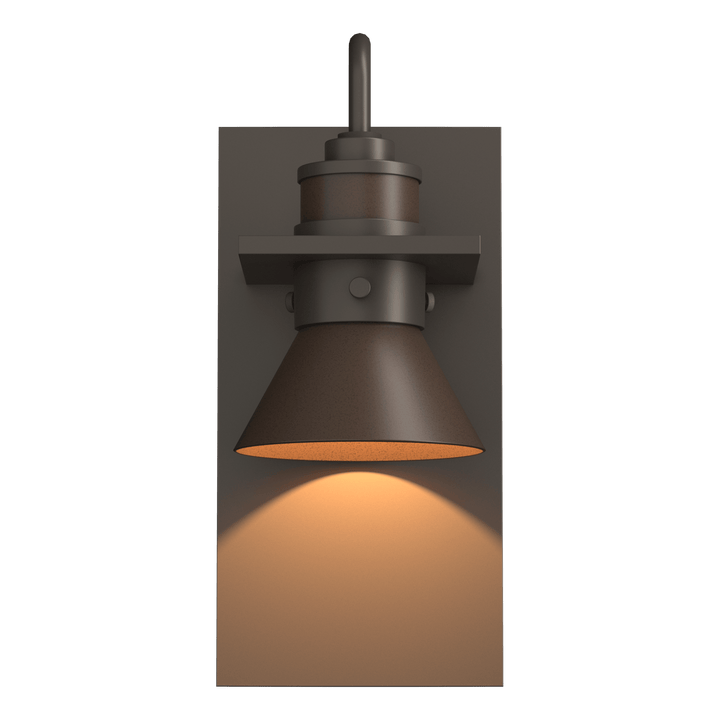 Hubbardton Forge Erlenmeyer Dark Sky Friendly Outdoor Sconce Outdoor Wall Lights Hubbardton Forge Coastal Dark Smoke Coastal Bronze