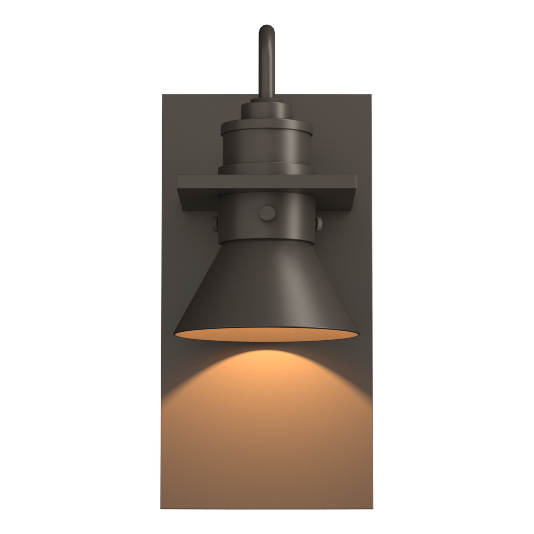 Hubbardton Forge Erlenmeyer Dark Sky Friendly Outdoor Sconce Outdoor Wall Lights Hubbardton Forge Coastal Dark Smoke Coastal Dark Smoke