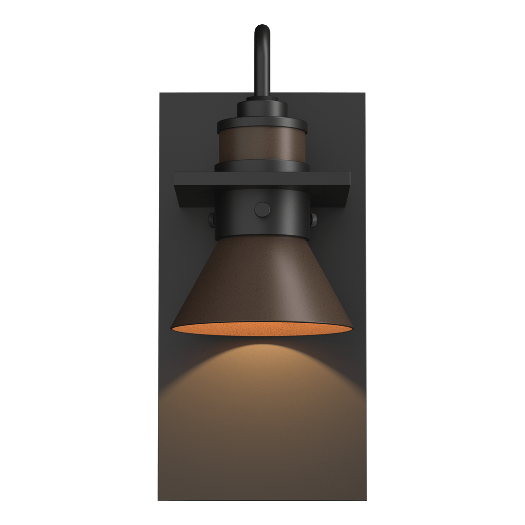 Hubbardton Forge Erlenmeyer Dark Sky Friendly Outdoor Sconce Outdoor Wall Lights Hubbardton Forge Coastal Black Coastal Bronze