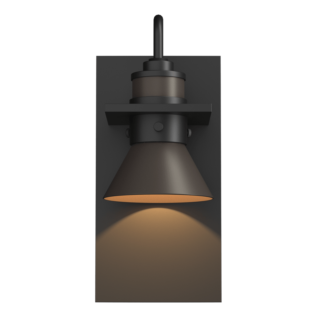 Hubbardton Forge Erlenmeyer Dark Sky Friendly Outdoor Sconce Outdoor Wall Lights Hubbardton Forge Coastal Black Coastal Dark Smoke