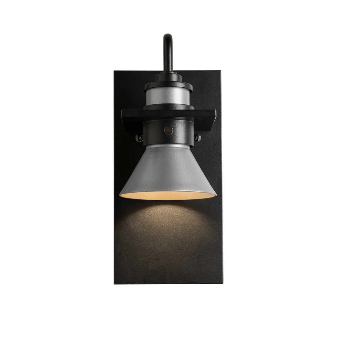 Hubbardton Forge Erlenmeyer Dark Sky Friendly Outdoor Sconce Outdoor Wall Lights Hubbardton Forge Coastal Black Coastal Burnished Steel