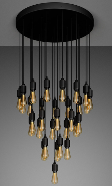 Buster + Punch 19.0 Heavy Metal Chandelier Cross / Surface