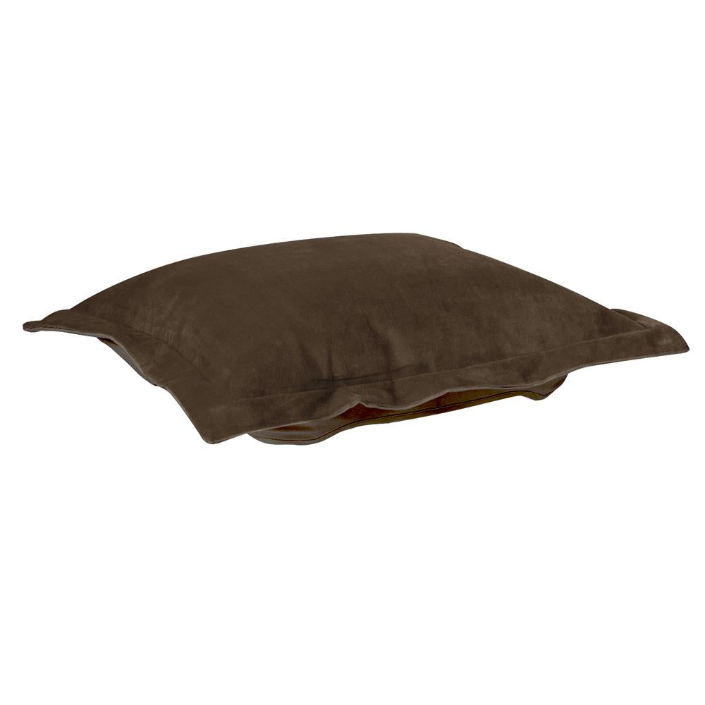 Howard Elliott Collection Puff Ottoman Cushion Bella Chocolate (Cushion and Cover Only) Ottomans Howard Elliott Collection   