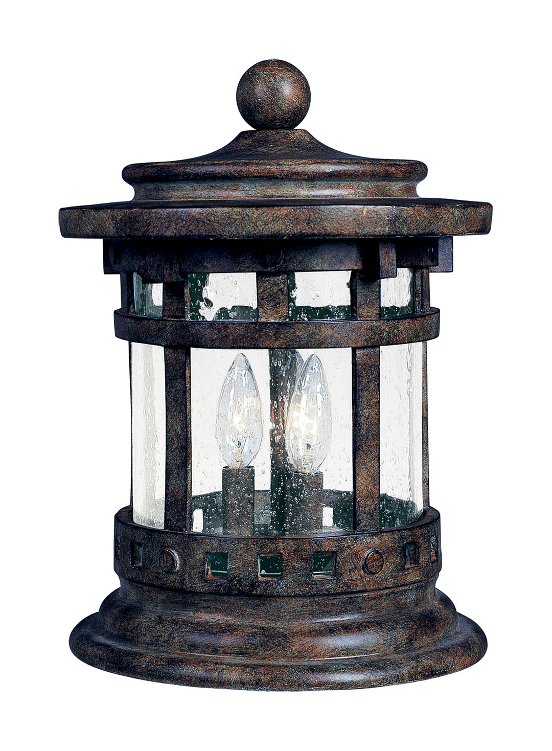 Maxim Santa Barbara DC-Outdoor Deck Lantern Pier & Post Mount Lights Maxim   