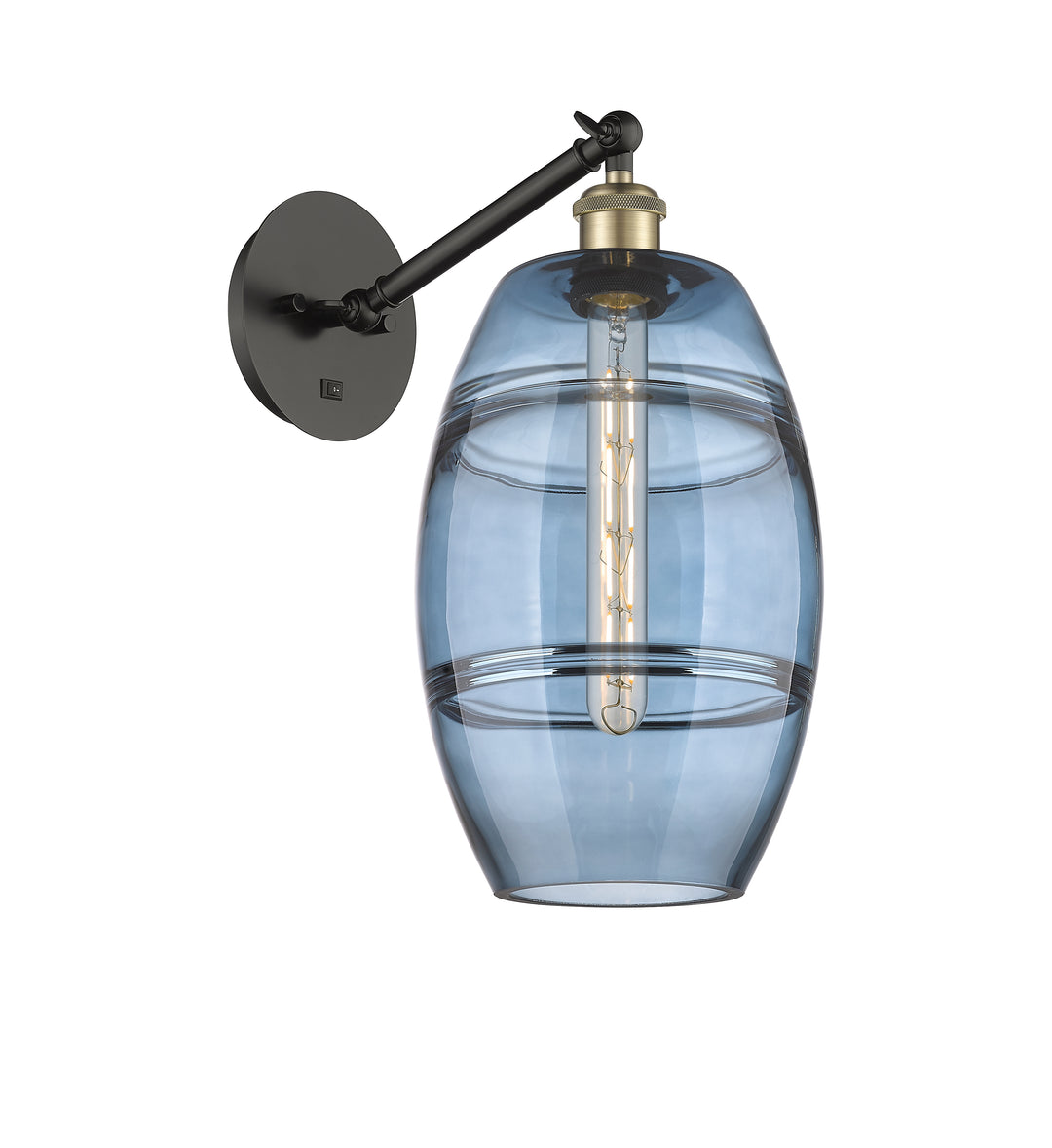 Innovations Lighting Vaz 8" Sconce - Black Antique Brass