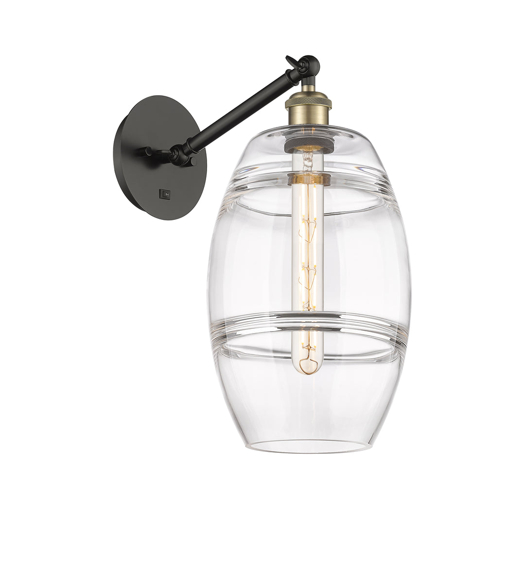 Innovations Lighting Vaz 8" Sconce - Black Antique Brass