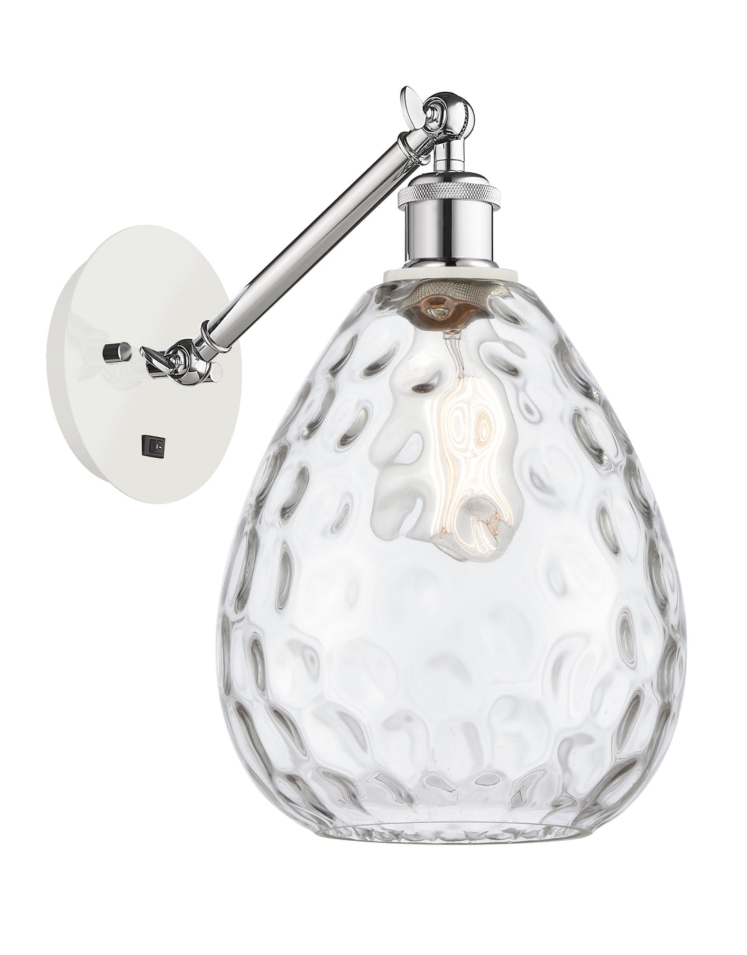 Innovations Lighting Waverly 8" Sconce - White Polished Chrome