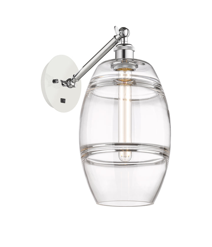 Innovations Lighting Vaz 8" Sconce - White Polished Chrome