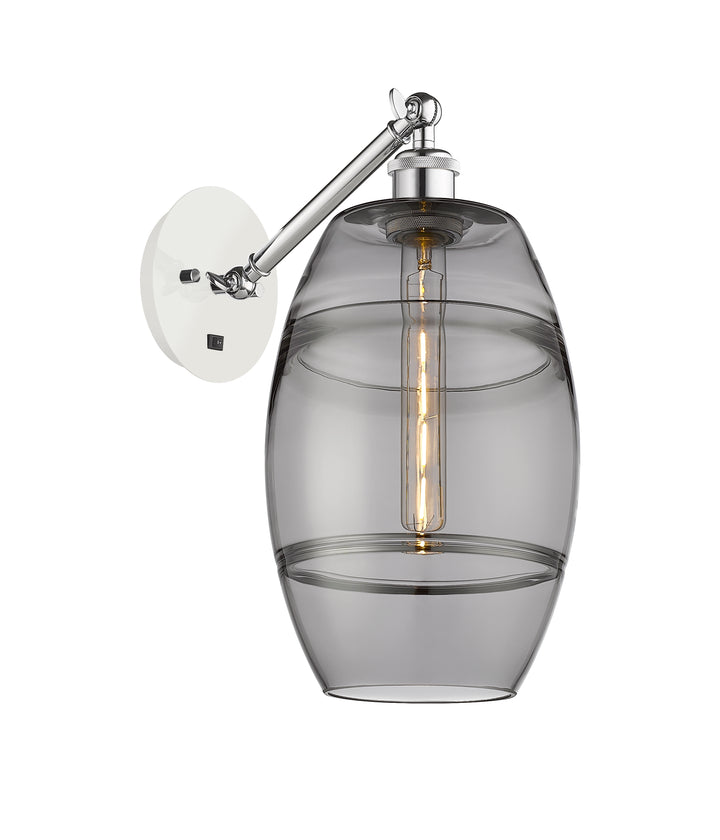 Innovations Lighting Vaz 8" Sconce - White Polished Chrome