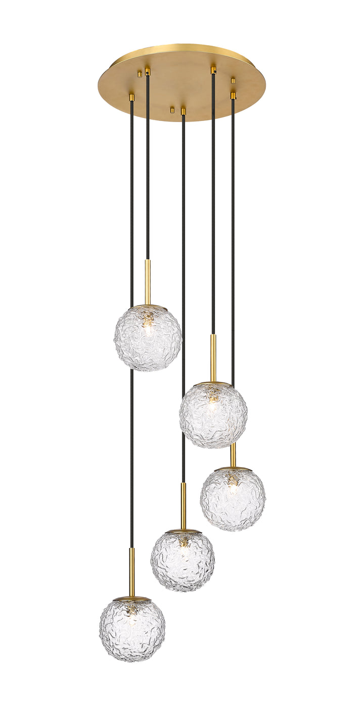 Innovations Lighting Barrington 6" Mini Pendant - Brushed Brass Mini-Pendants Innovations Lighting Clear ; Glass Type: Transparent  